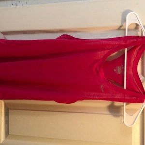 Pink, ultra thin Nike tank